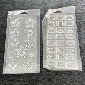 New Crafter’s Companions 2 packs of clear stamps - 35 You’re a Star Stamps